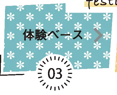 体験ベース / 来場者数および出展数